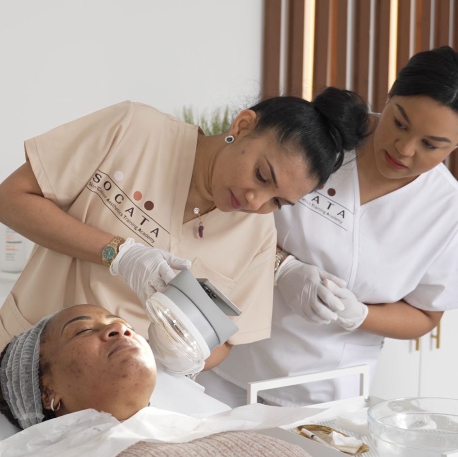 Kyomi Sayce leading hands-on Skin of Colour training